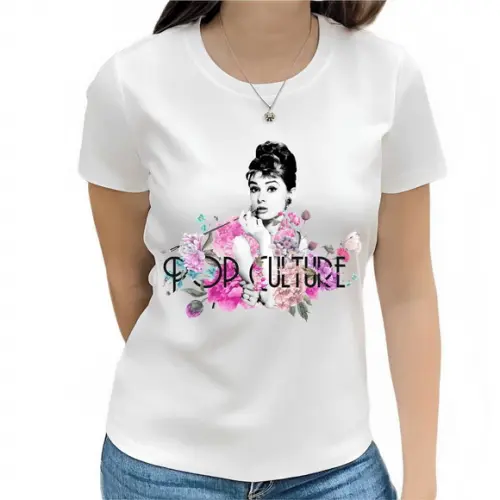 Camiseta Audrey Pop Feminina Básica