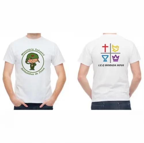Kit com 2 Camisetas Personalizadas para Igreja