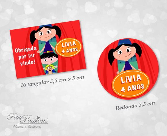 Adesivo Retangular ou Redondo