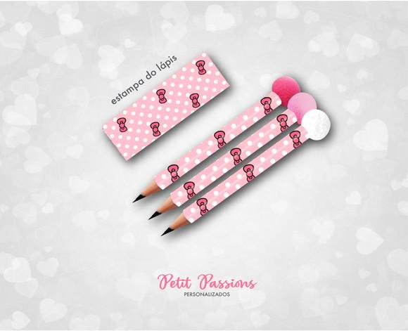 Bloquinho e Mini Lápis Pompom - Hello Kitty