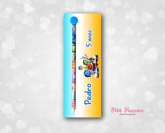 Card com Lápis Divertidamente 2 - Pompom