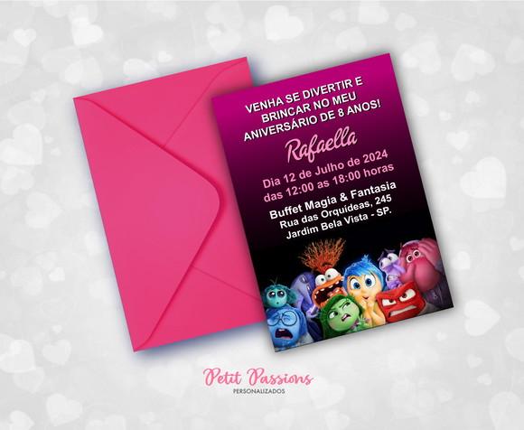 Convite Divertidamente 2 - Rosa