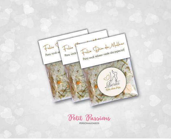 Escalda Pés Lapela Personalizado - Camomila - 25 Gramas