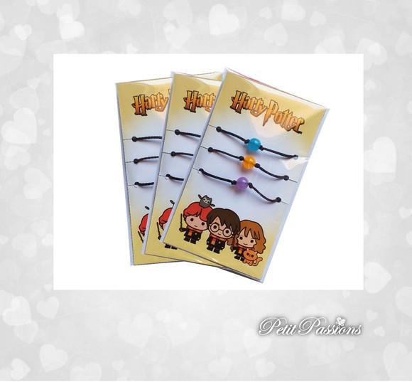 Kit 3 Pulseiras Amizade - Brilham no Escuro - Harry Potter