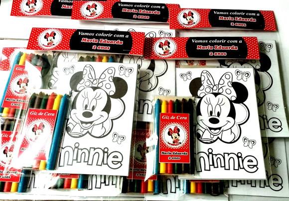 Kit para Colorir - Minnie