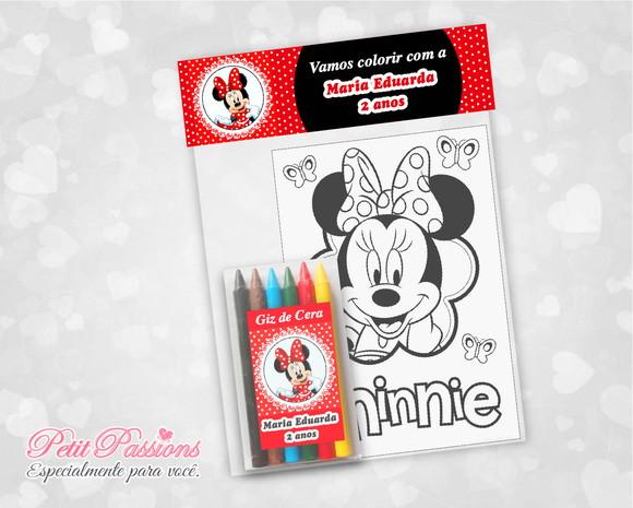 Kit para Colorir - Minnie