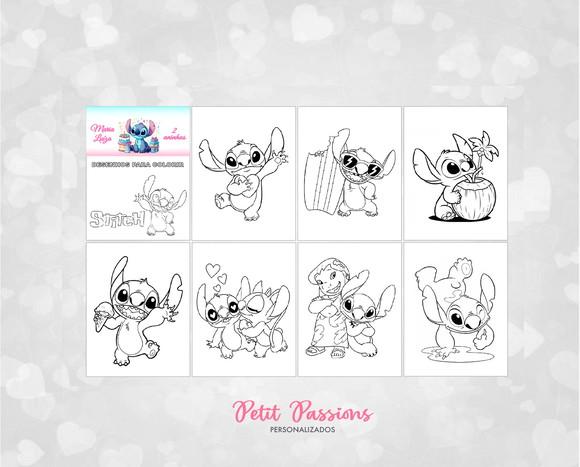 Kit para Colorir - Stitch