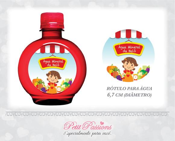 Rótulo Redondo Personalizado - Quitandinha
