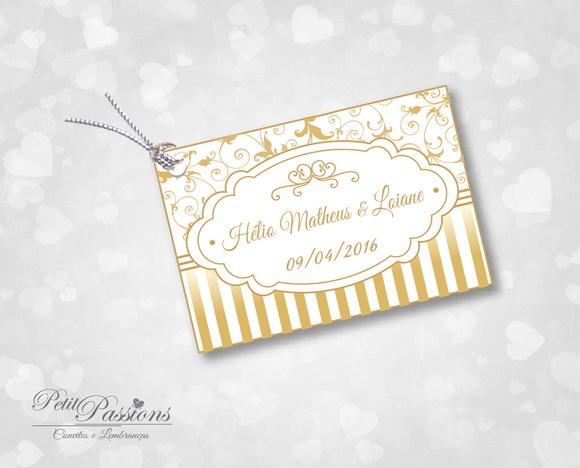 Tag Personalizado - Casamento