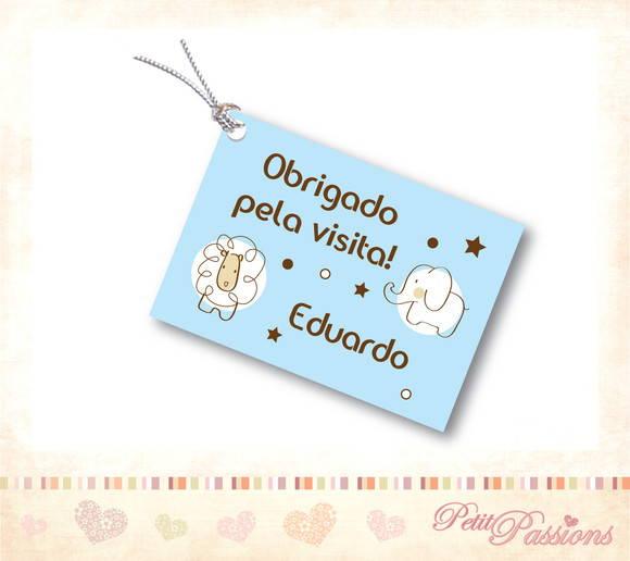 Tag Personalizado - Elefante