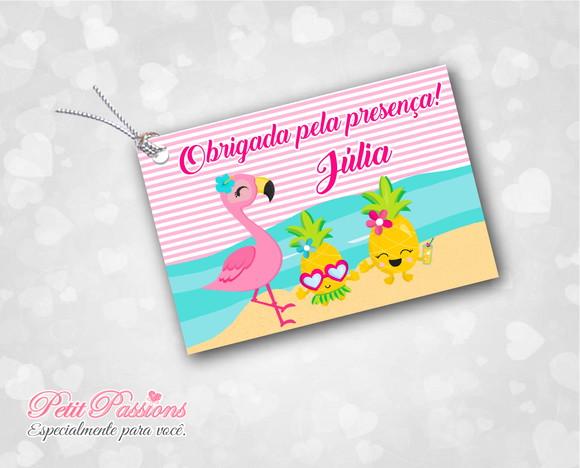 Tag Personalizado - Flamingo