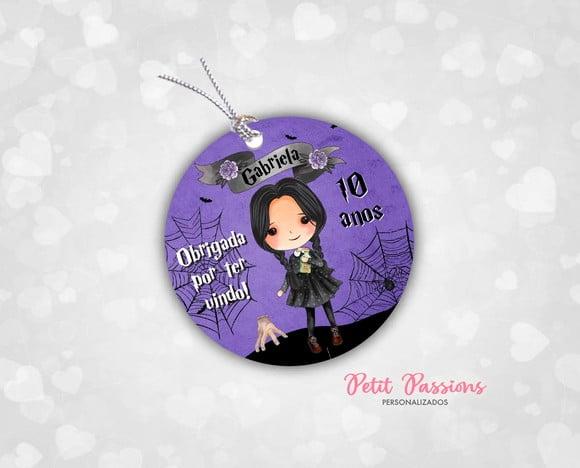 Tag Redonda 4,8 cm - Wandinha