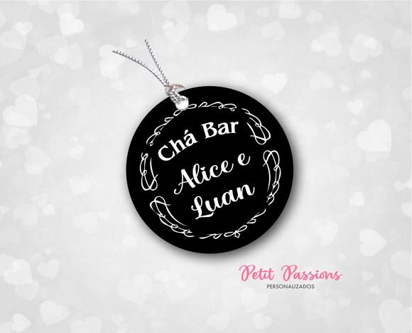 Tag Redondo 3,5 cm - Chá Bar