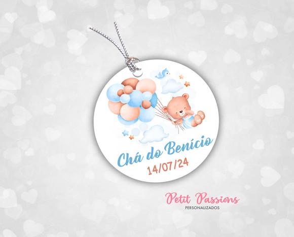 Tag Redondo 3,5 cm - Ursinho