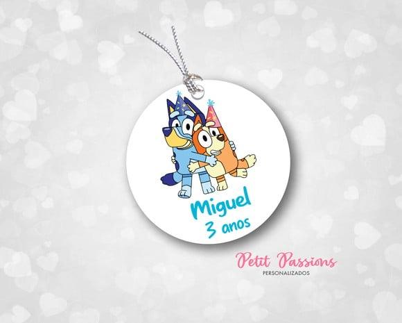 Tag Redondo 4,8 cm - Bluey