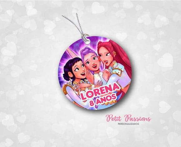 Tag Redondo 4,8 cm - Guerreiras K-pop