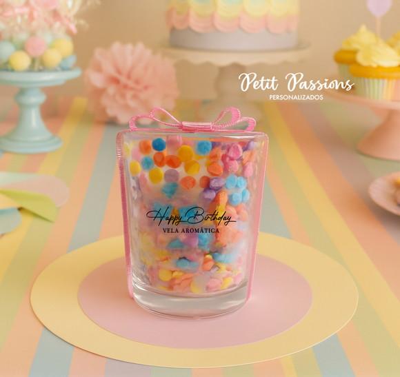 Vela Aromática - Happy Birthday