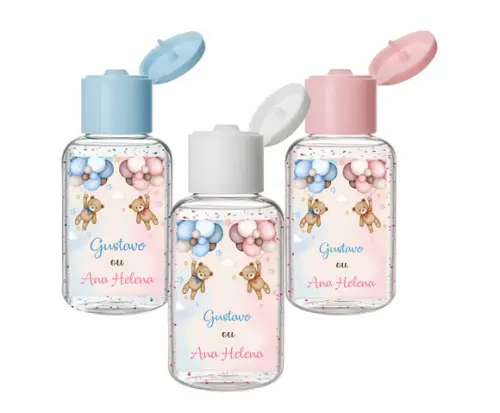 Álcool Gel Chá Revelação - Giovanna Baby - Lembrancinha