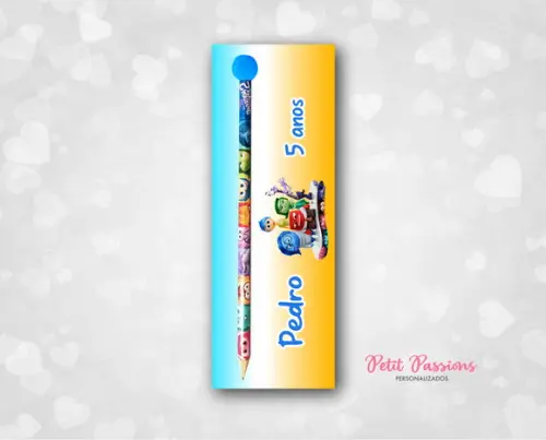 Card com Lápis Divertidamente 2 - Pompom
