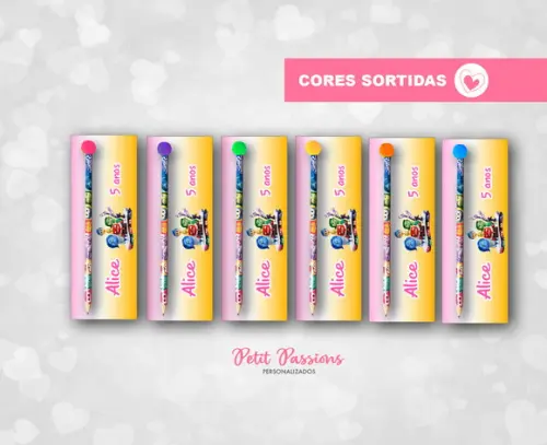 Card com Lápis Divertidamente 2 - Pompom