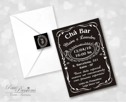 Convite Chá Bar