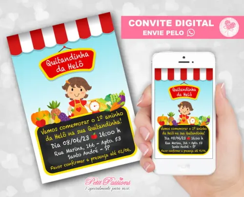 Convite Digital Quitandinha - Whatsapp