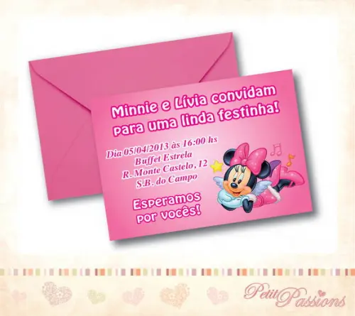 Convite Minnie Música