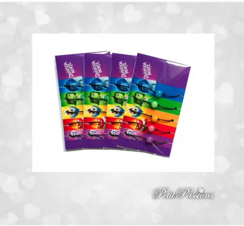 Kit 5 Pulseiras Amizade - Brilham no Escuro - Divertidamente