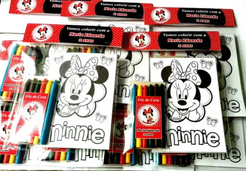 Kit para Colorir - Minnie