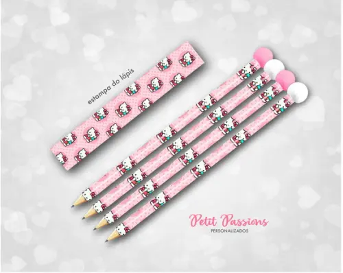 Lápis Hello Kitty - Pompom