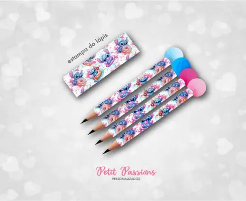 Mini Lápis Stitch - Pompom