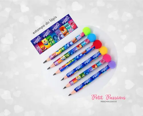 Mini Lápis Divertidamente 2 - Pompom