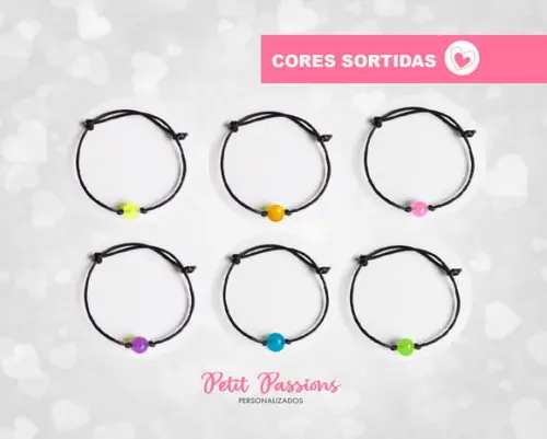 Pulseira Brilha no Escuro - Lembrancinha Divertidamente