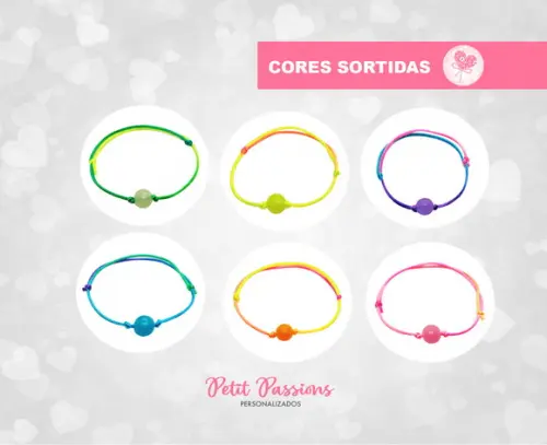 Pulseira Brilha no Escuro - Lembrancinha Divertidamente
