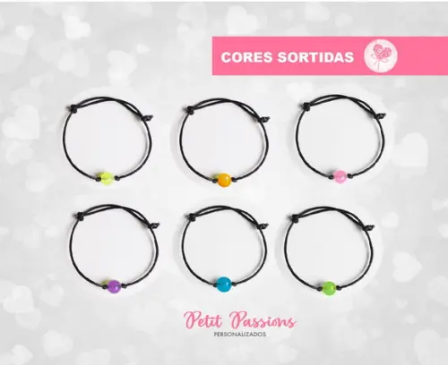 Pulseira Brilha no Escuro - Lembrancinha Capivara