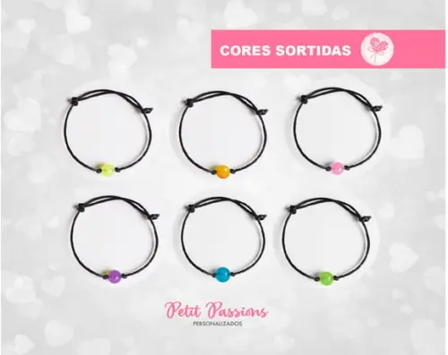 Pulseira Brilha no Escuro - Lembrancinha Guerreiras K-pop