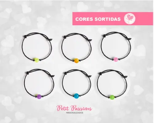 Pulseira Brilha no Escuro - Lembrancinha Lilo e Stitch