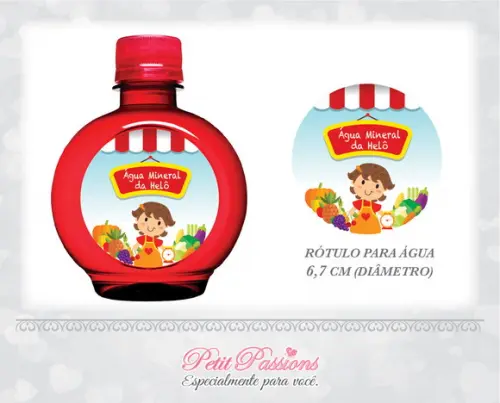 Rótulo Redondo Personalizado - Quitandinha