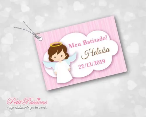 Tag Batizado - Menina