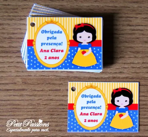 Tag Branca de Neve - Baby