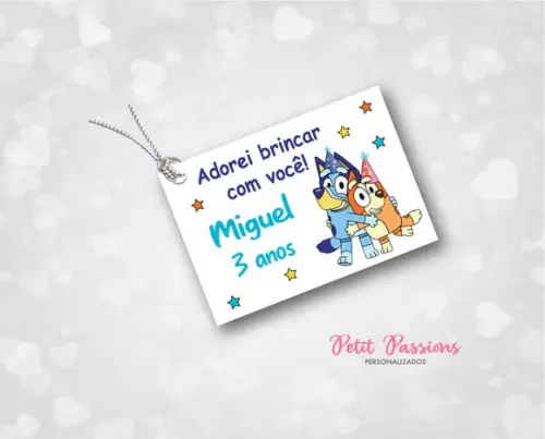 Tag Personalizado - Bluey