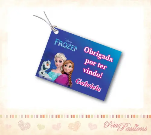 Tag Personalizado - Frozen