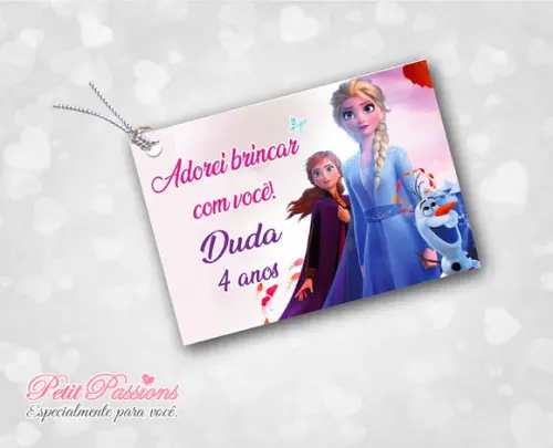 Tag Personalizado - Frozen 2