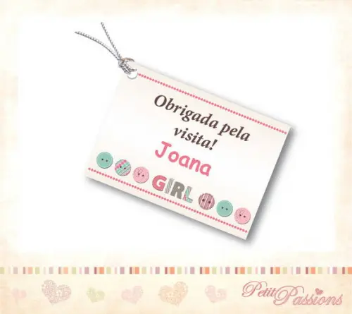 Tag Personalizado - Girl