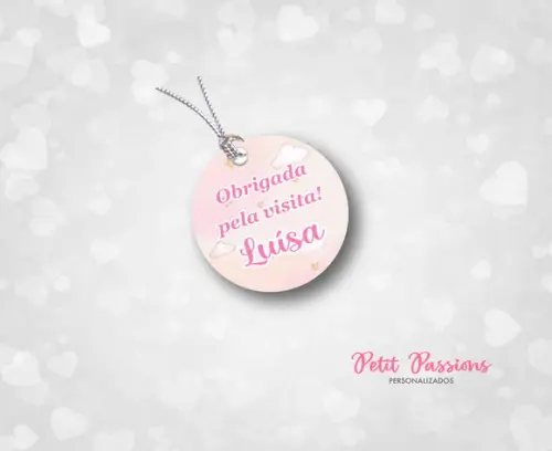 Tag Redonda 3,5 cm - Estrelinhas