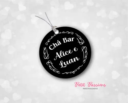 Tag Redondo 3,5 cm - Chá Bar