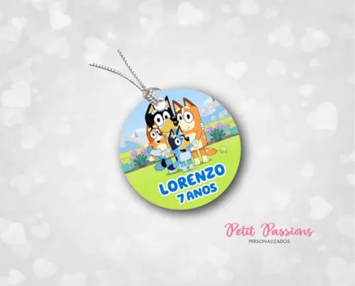 Tag Redondo 4,8 cm - Bluey