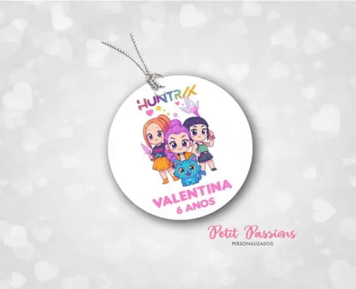 Tag Redondo 4,8 cm - Guerreiras K-pop