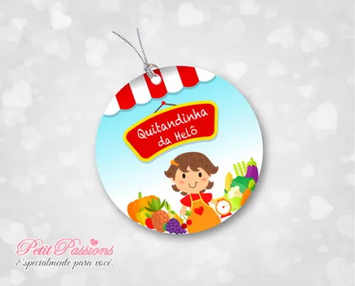 Tag Redondo 4,8 cm - Quitandinha