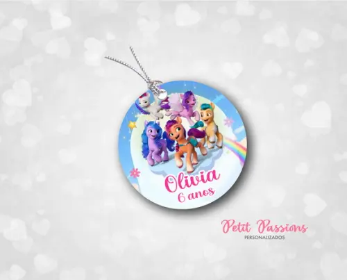 Tag Redondo 4,8 cm - My Little Pony